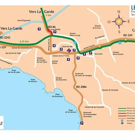 אכסניה Le Clos Du Bonheur לה פרדה